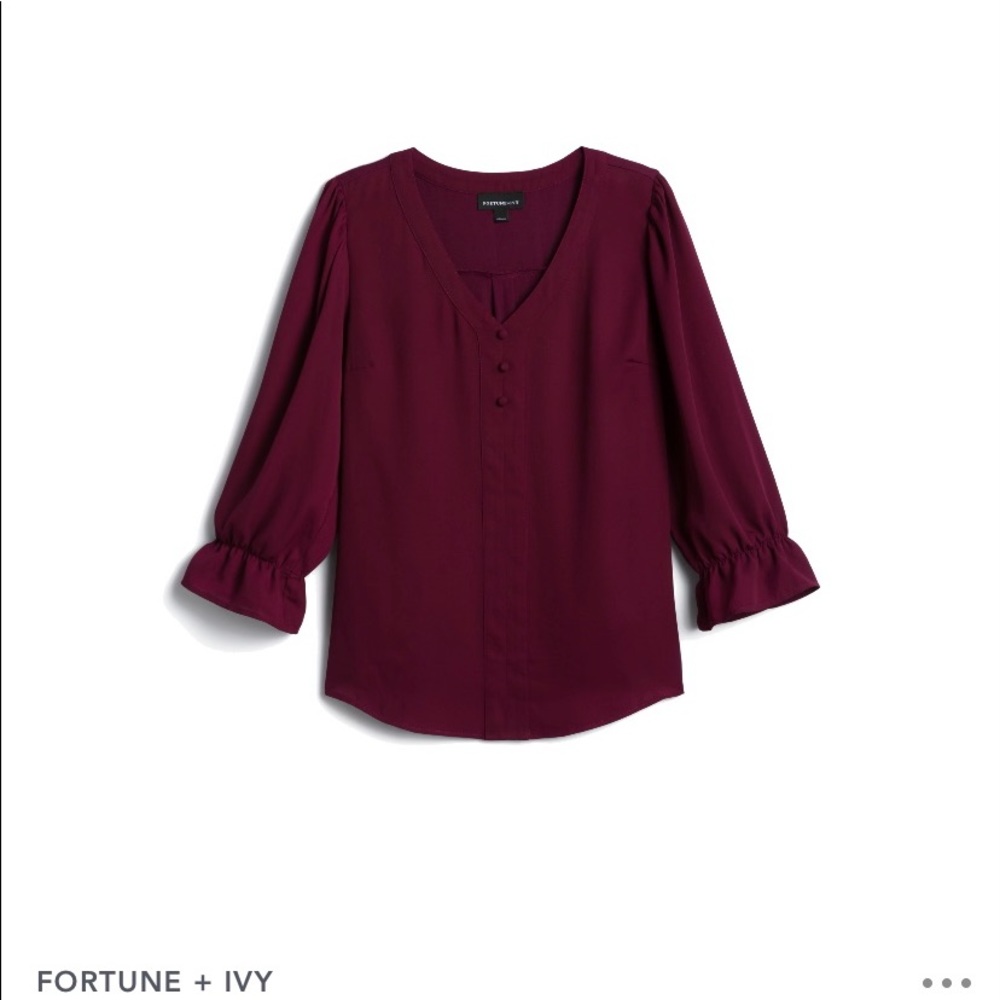 *Never Worn* Collyn Ruffle Sleeve Blouse
